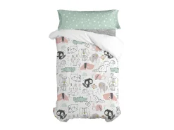 Happyfriday Ropa De Cama-Juego nórdico 140x200 cm Best buddies Multicolor