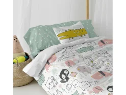 Happyfriday Ropa De Cama-Juego nórdico 140x200 cm Best buddies Multicolor