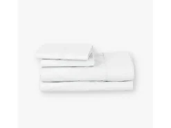 Morfeo Descanso Ropa De Cama-Juego sábanas ecológicas algodón 100% orgánico 180x190/200 cm Blanco