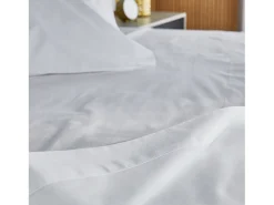 PIKOLIN Ropa De Cama-Juego sábanas 150x200cm | HOME | Algodón | 300 hilos | Blanco