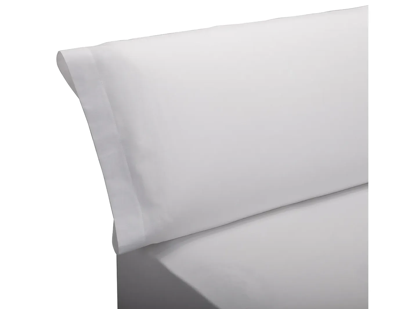 PIKOLIN Ropa De Cama-Juego sábanas 180x190cm| HOME| 100% Algodón| Percal| Blanco