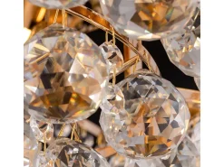 Maytoni Karolina Plafón Semi Empotrado Oro & Cristal, 6 Luces, E14 Dorado Outlet