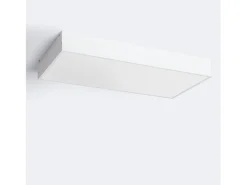 Ledkia Plafón-Kit de Superficie Paneles 120x60 cm con Tornillos Blanco
