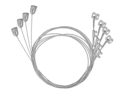 Ledkia Kit de Suspensión para Paneles LED Blanco Hot