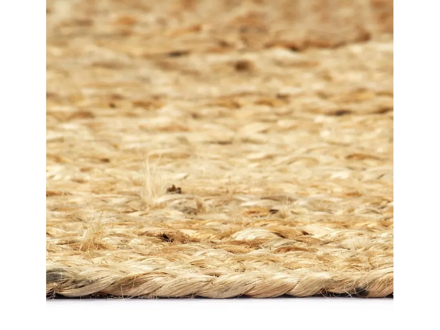 Hot Garden Furniture Kylva Alfombra hecha a mano de yute 200x300 cm Marru00f3n