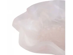 Bazar Bizar Vajilla|Presentación Y Servicio-La Ensaladera Orgánica De Resina - Rosa Blanco Rosa / Blanco