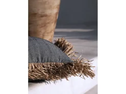 Bazar Bizar La Funda De Cojín Cotton Bonita - Negro Natural - 60x60 Multicolor Clearance