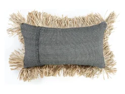 Bazar Bizar La Funda De Cojín Cotton Bonita - Negro Natural - 30x50 Multicolor Discount