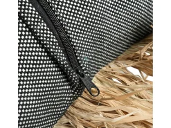 Bazar Bizar La Funda De Cojín Cotton Bonita - Negro Natural - 30x50 Multicolor Discount