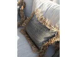 Bazar Bizar La Funda De Cojín Cotton Bonita - Negro Natural - 30x50 Multicolor Discount