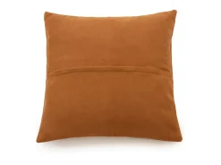 Bazar Bizar La Funda de Cojín de Cuero de Cuatro Paneles - lo - 40x40 Camel New