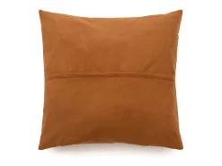 Online Bazar Bizar La Funda De Cojín De Cuero De Cuatro Paneles - lo - 60x60 Camel