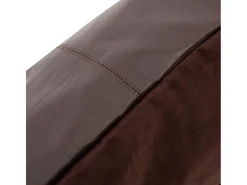 Bazar Bizar La Funda De Cojín De Cuero Cuatro Paneles - Chocolate - 60x60 Marru00f3n chocolate Sale
