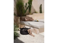 Clearance Bazar Bizar La Funda de Cojín Oh My Gee - Beige Negro - 35x100 Negro / Beige
