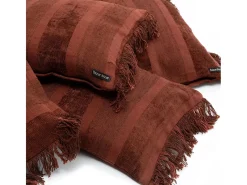 Clearance Bazar Bizar La Funda De Cojín Oh My Gee - Terciopelo Borgoña - 30x50 Granate