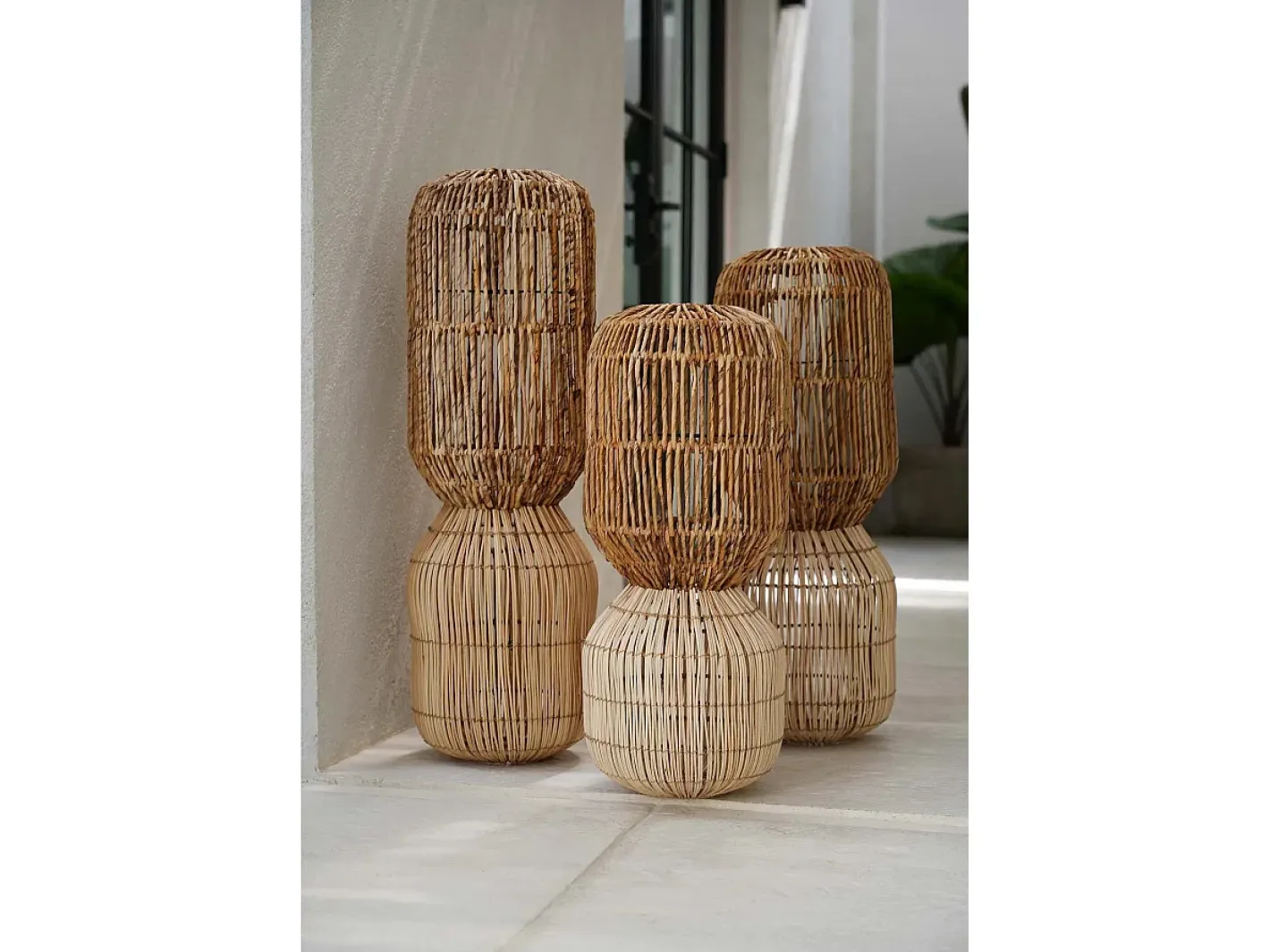 Bazar Bizar La Lámpara Colgante ChemChem - Natural - XL Color natural claro Best