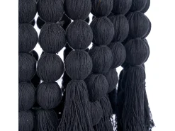 Bazar Bizar La Lámpara De Techo Nomad De Algodón - Negra - XL Negro New