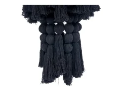 Bazar Bizar La Lámpara De Techo Nomad De Algodón - Negra - XL Negro New
