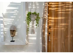 Bazar Bizar Estatua-La Máscara de Cauri Con Soporte - Mediana Color natural claro
