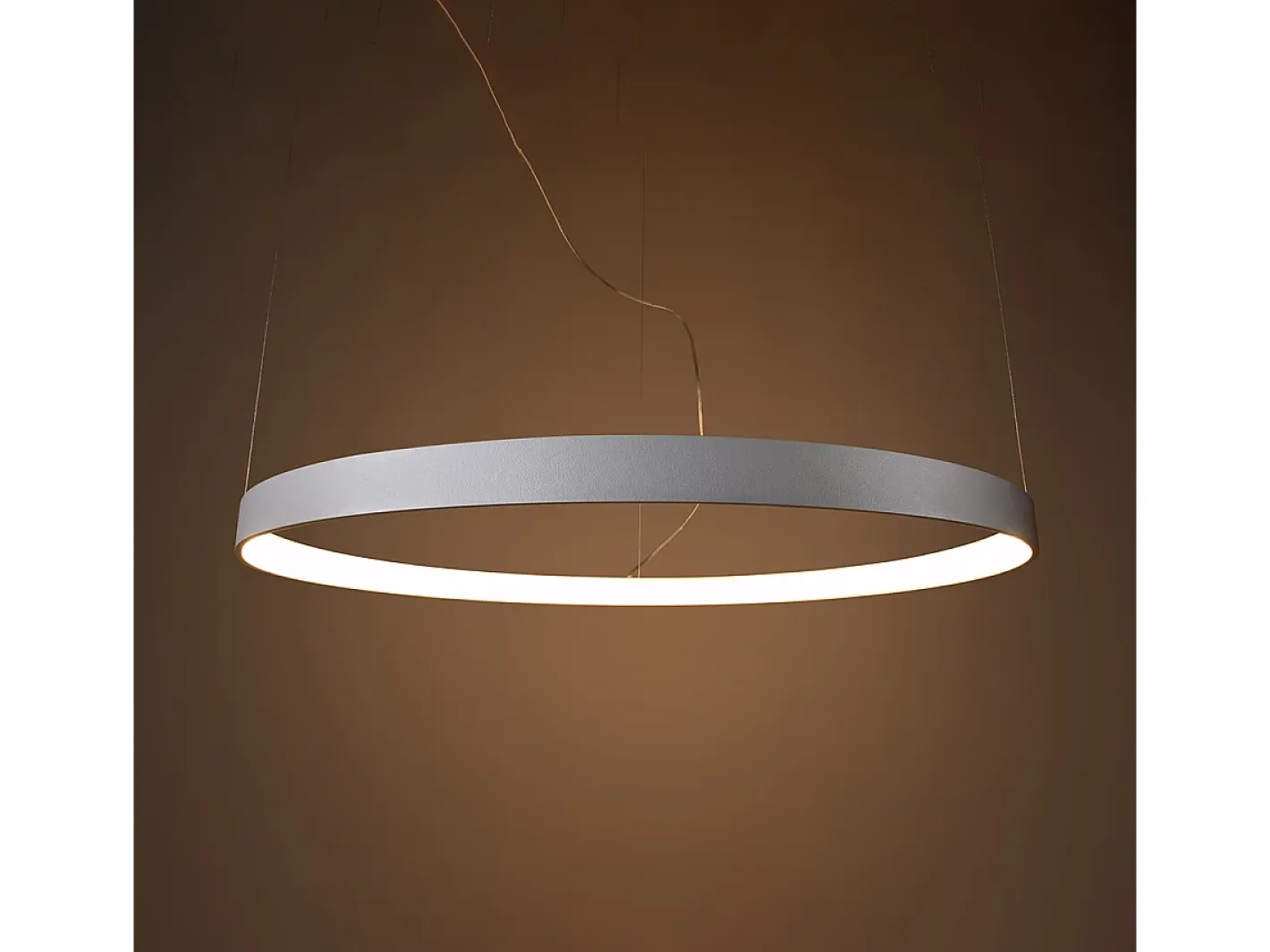 Sollux Lighting Lámpara Suspendida-Lampada a sospensione circolare a LED integrata bianca 78cm 3000K Lámpara Colgante Circular LED Integrada Blanca 78cm 3000K Blanco
