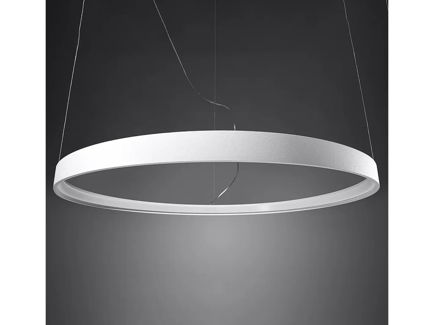 Sollux Lighting Lámpara Suspendida-Lampada a sospensione circolare a LED integrata bianca 78cm 3000K Lámpara Colgante Circular LED Integrada Blanca 78cm 3000K Blanco