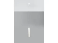 Sollux Lighting Lampada a sospensione sottile in ceramica bianca GU10 Lámpara Colgante de Cerámica Slim Blanca GU10 Blanco Outlet