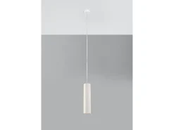 Hot Sollux Lighting Lampada a sospensione sottile in ceramica bianca GU10 Lámpara Colgante de Cerámica Slim Blanca GU10 Blanco