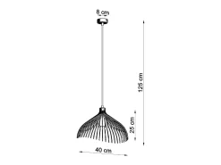 Sollux Lighting Lampada a sospensione Wire Frame bianca E27 Lámpara colgante con marco de alambre E27 Blanco Discount