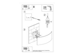 Sollux Lighting Aplique Para Pared-Lampada da incasso a parete bianca G9 Lámpara de pared Flush White G9 Blanco
