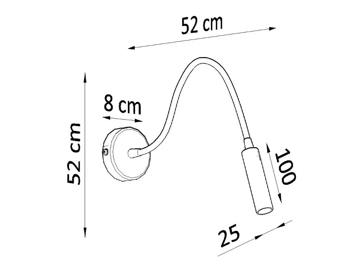 Sollux Lighting Aplique Para Pared-Lampada da lettura da parete nera G9 Lámpara de pared con luz de lectura Negra G9 Negro