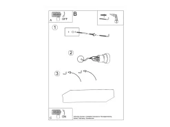 Online Sollux Lighting Lampada da parete in gesso bianco G9 Aplique Yeso Uplighters G9 Blanco