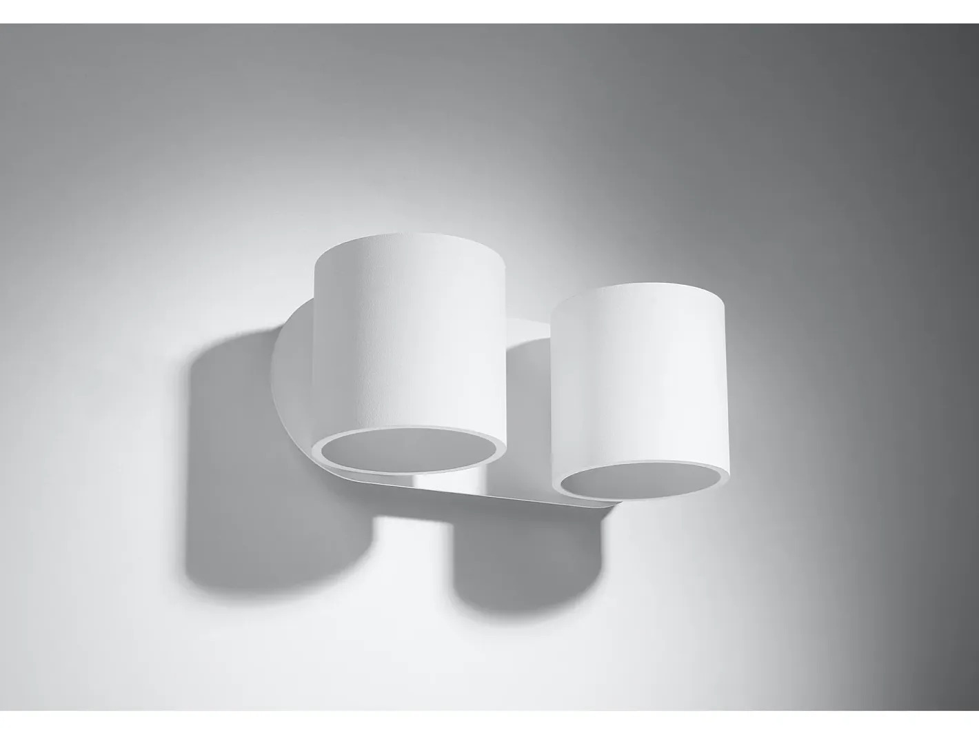 Sollux Lighting Aplique Para Pared-Lampada da parete Twin Round Up & Down bianca G9 Lámpara de pared Twin Round Up & Down G9 Blanco