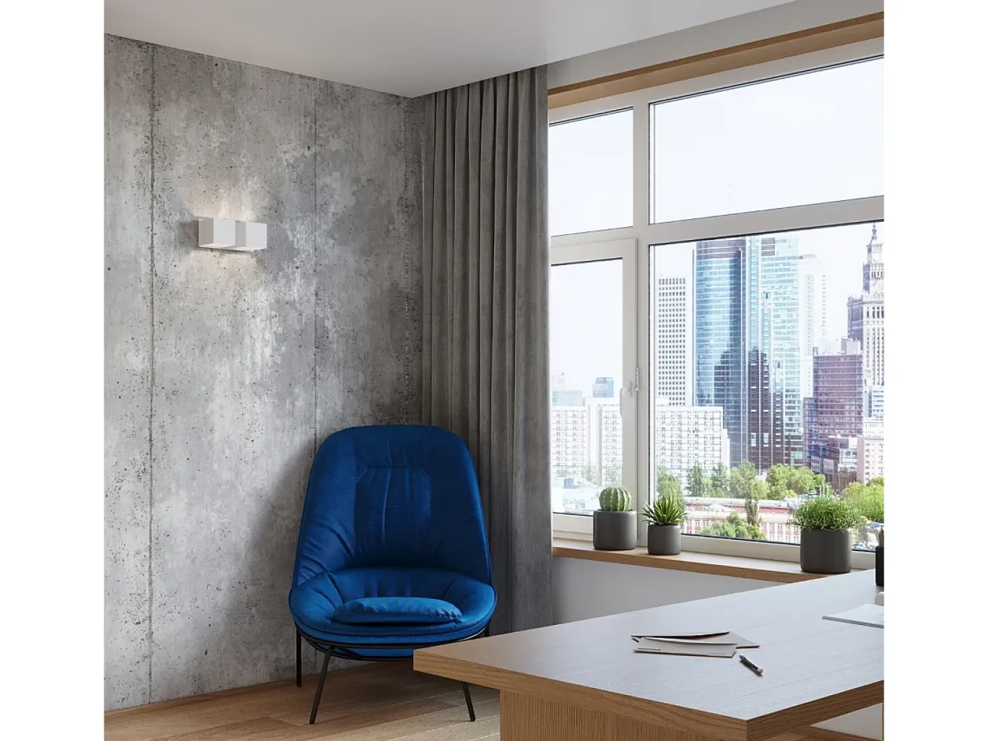 Sollux Lighting Lampada da parete Twin Square Up & Down bianca G9 Lámpara de pared Twin Square Up & Down G9 Blanco Sale