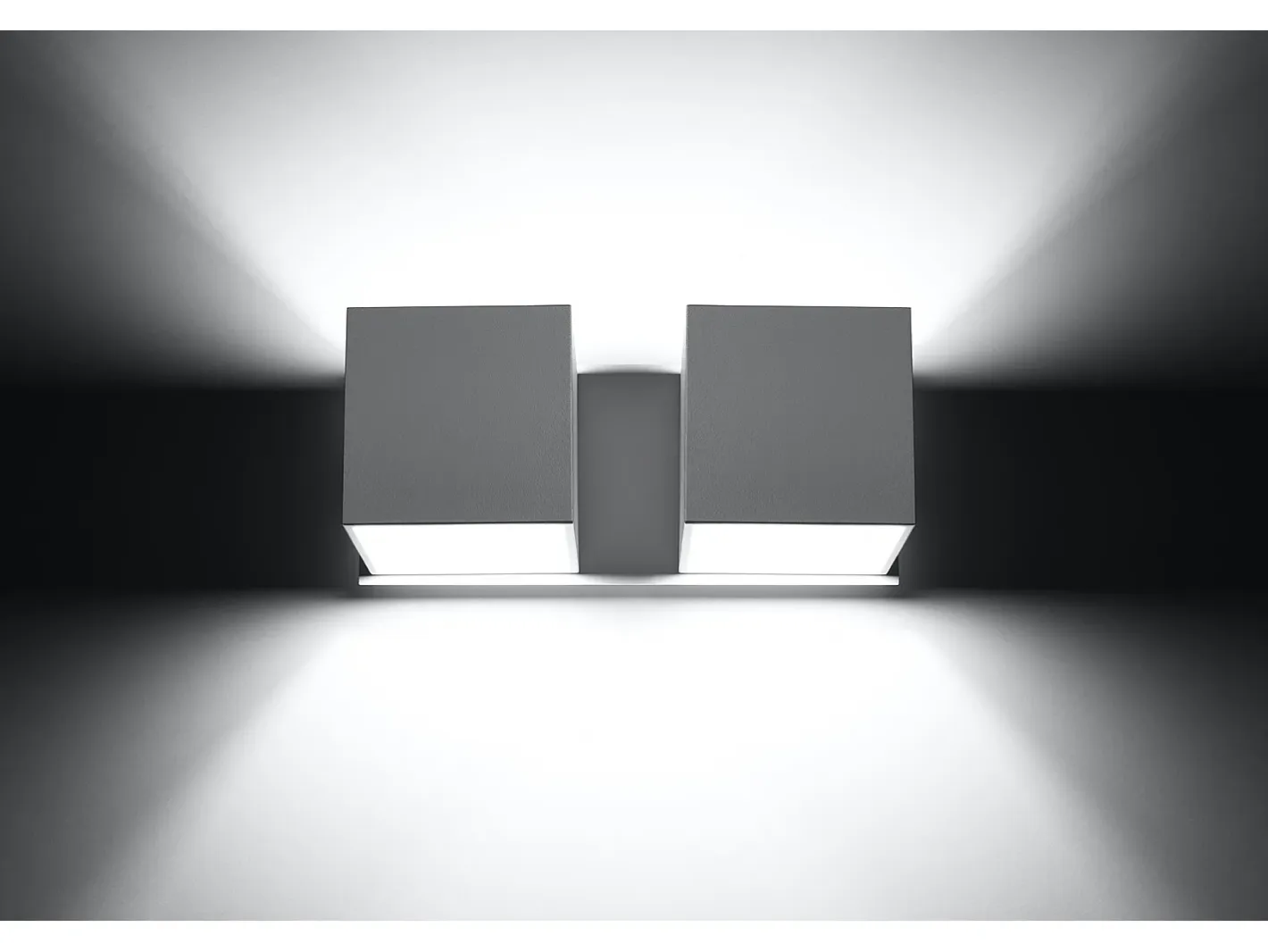 Sollux Lighting Lampada da parete Twin Square Up & Down bianca G9 Lámpara de pared Twin Square Up & Down G9 Blanco Sale