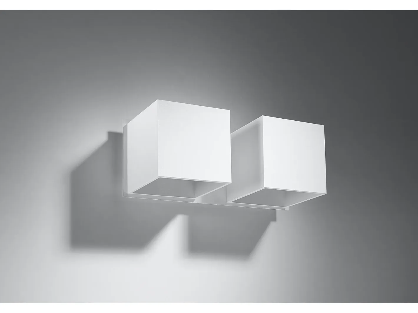 Sollux Lighting Lampada da parete Twin Square Up & Down bianca G9 Lámpara de pared Twin Square Up & Down G9 Blanco Sale