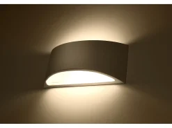 Sollux Lighting Lampada da parete Up & Down in gesso bianco G9 Aplique Up & Down Yeso G9 Blanco Discount