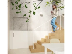 New Sollux Lighting Lampada da parete Up & Down in gesso bianco E27 Aplique Up & Down Yeso E27 Blanco