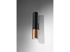 Sollux Lighting Aplique Para Pared-Lampada da parete Up & Down Nero, Rame GU10 Lámpara de pared Up & Down , Cobre GU10 Negro