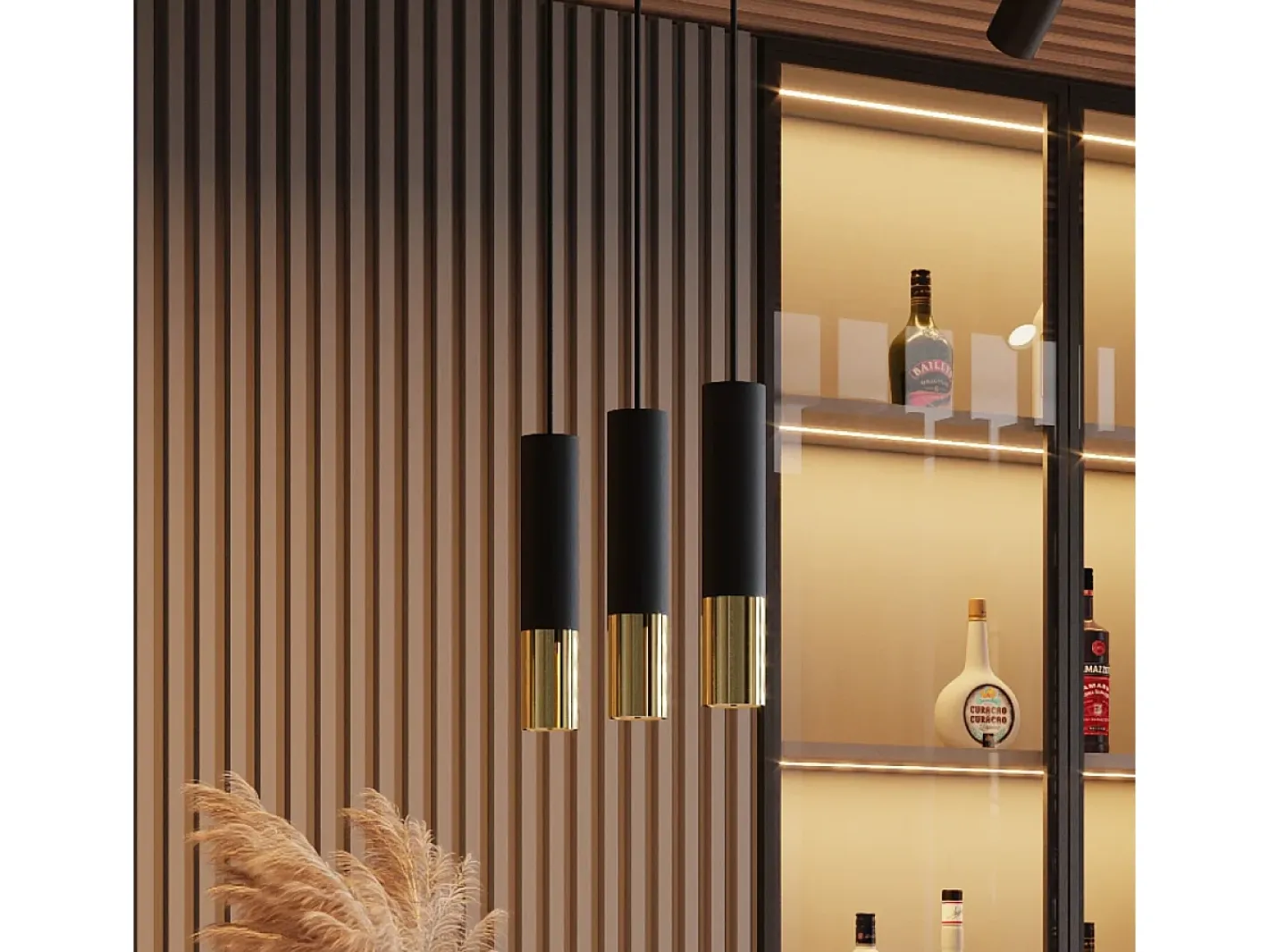 Best Sollux Lighting Lampada da parete Up & Down Nero, Oro GU10 Lámpara de pared Up & Down , Dorado GU10 Negro