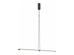 Maytoni Lámpara Suspendida-Lampadario A Sospensione Moderno Supersymmetry Alluminio Nero 1 Luce Led 18W Negro