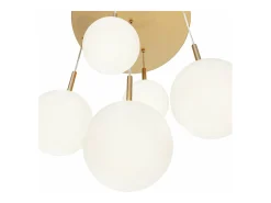 Maytoni Lámpara Suspendida-Lampadario A Sospensione Moderno Basic Form Metallo Oro Vetro 5 Luci E14 40W Dorado