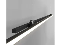 Best Maytoni Lampadario A Sospensione Moderno Halo Alluminio Nero 2 Luci Led 48W Negro
