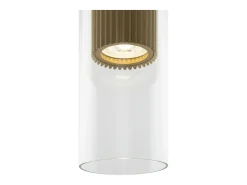 Best Maytoni Lampadario A Sospensione Moderno Dynamics Alluminio Oro Vetro 1 Luce Gu10 50W Dorado