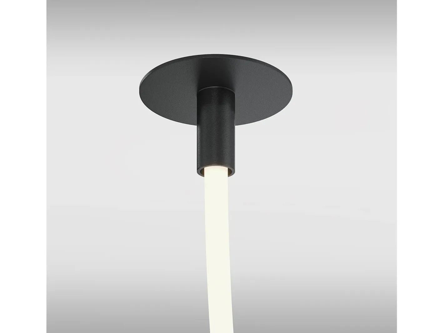 Maytoni Lampadario A Sospensione Moderno Tau Alluminio Nero Luce Led 40W Negro Discount