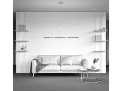 Maytoni Lámpara Suspendida-Lampadario A Sospensione Moderno Tau Alluminio Oro 1 Luce Led 30W Dorado