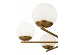 Maytoni Lampadario A Sospensione Moderno Marble Metallo Ottone Vetro 6 Luci E27 60W Dorado