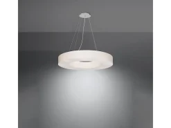 Sollux Lighting Lampadario Cilindrico Bianco 70cm E27 Lámpara colgante cilíndrica Blanca 70cm E27 Blanco Best
