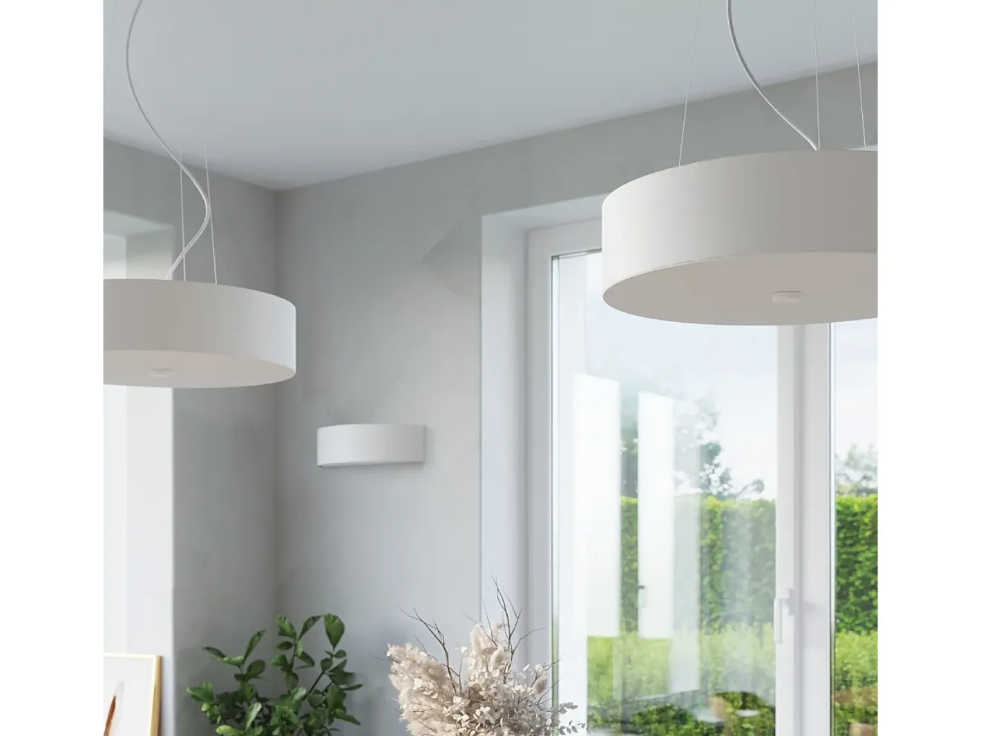 Online Sollux Lighting Lampadario Cilindrico Bianco 50cm E27 Lámpara colgante cilíndrica Blanca 50cm E27 Blanco