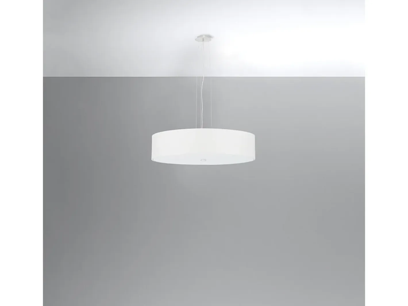 Online Sollux Lighting Lampadario Cilindrico Bianco 50cm E27 Lámpara colgante cilíndrica Blanca 50cm E27 Blanco