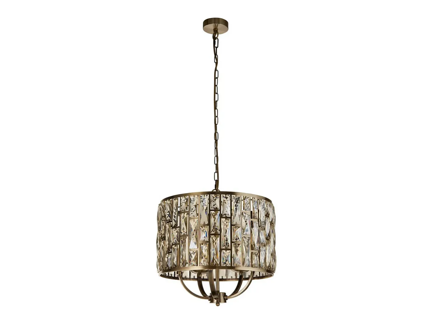 Lampadario Classico Gioiello Acciaio Ottone Vetro 5 Luci E14 Camel Best